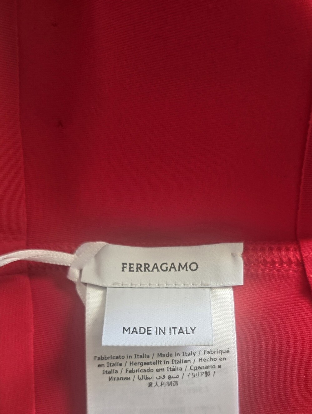 NWT Authentic Salvatore Ferragamo Red Bikini Set - Two Piece Swimwear L $890 - Picture 6 of 10